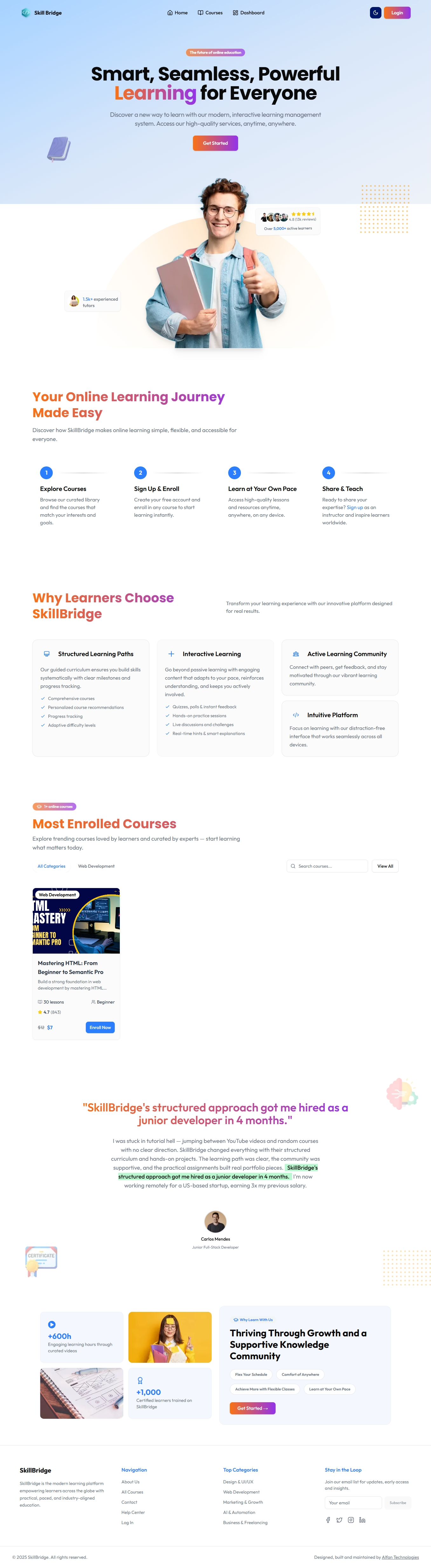 SkillBridge LMS screenshot 1