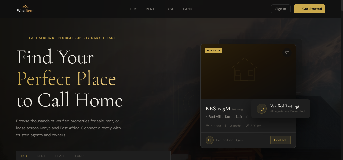 Wazirent screenshot 1