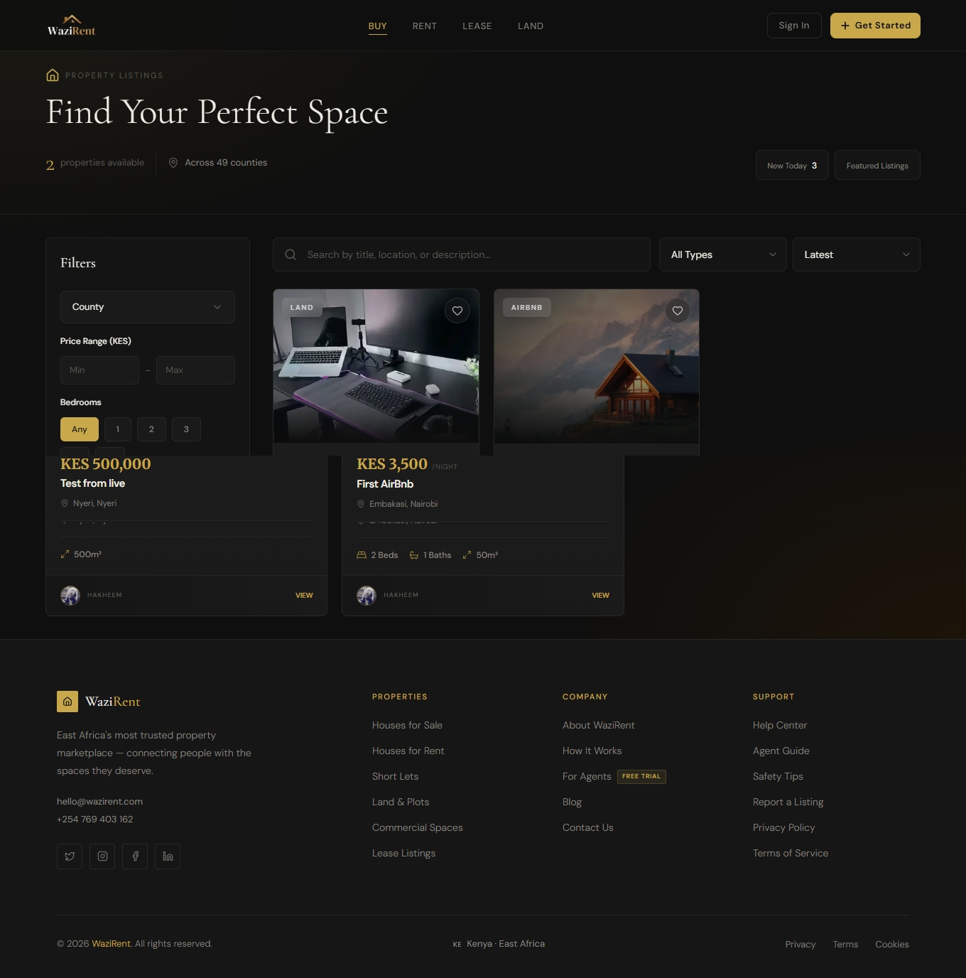 Wazirent screenshot 2